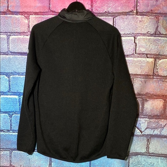 Asics Men's Puffer Jacket Small Black lightweight Full Zip - Picture 3 of 8